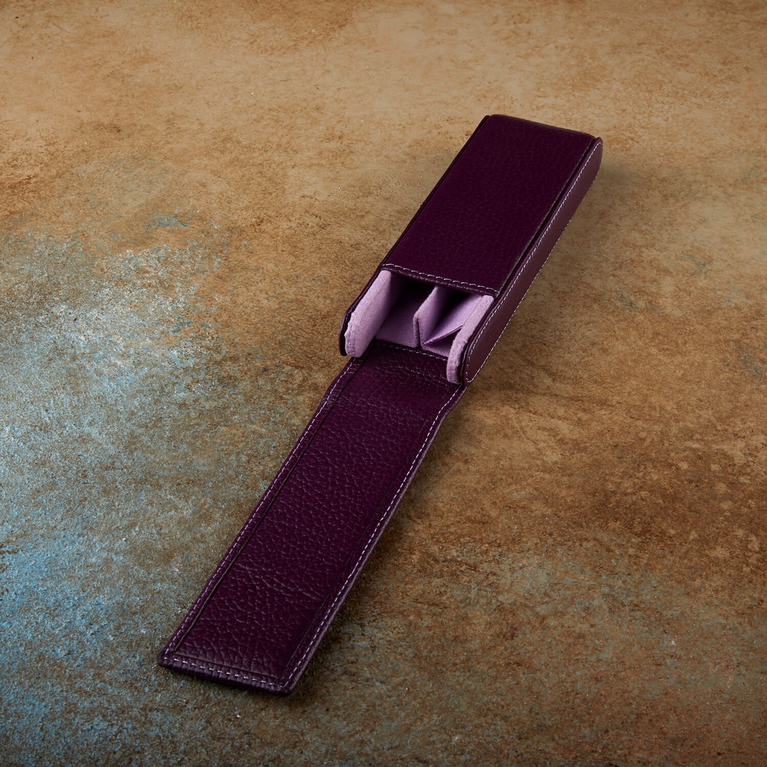 KRIC 2 Lİ DERİ KALEMLİK - VIOLET