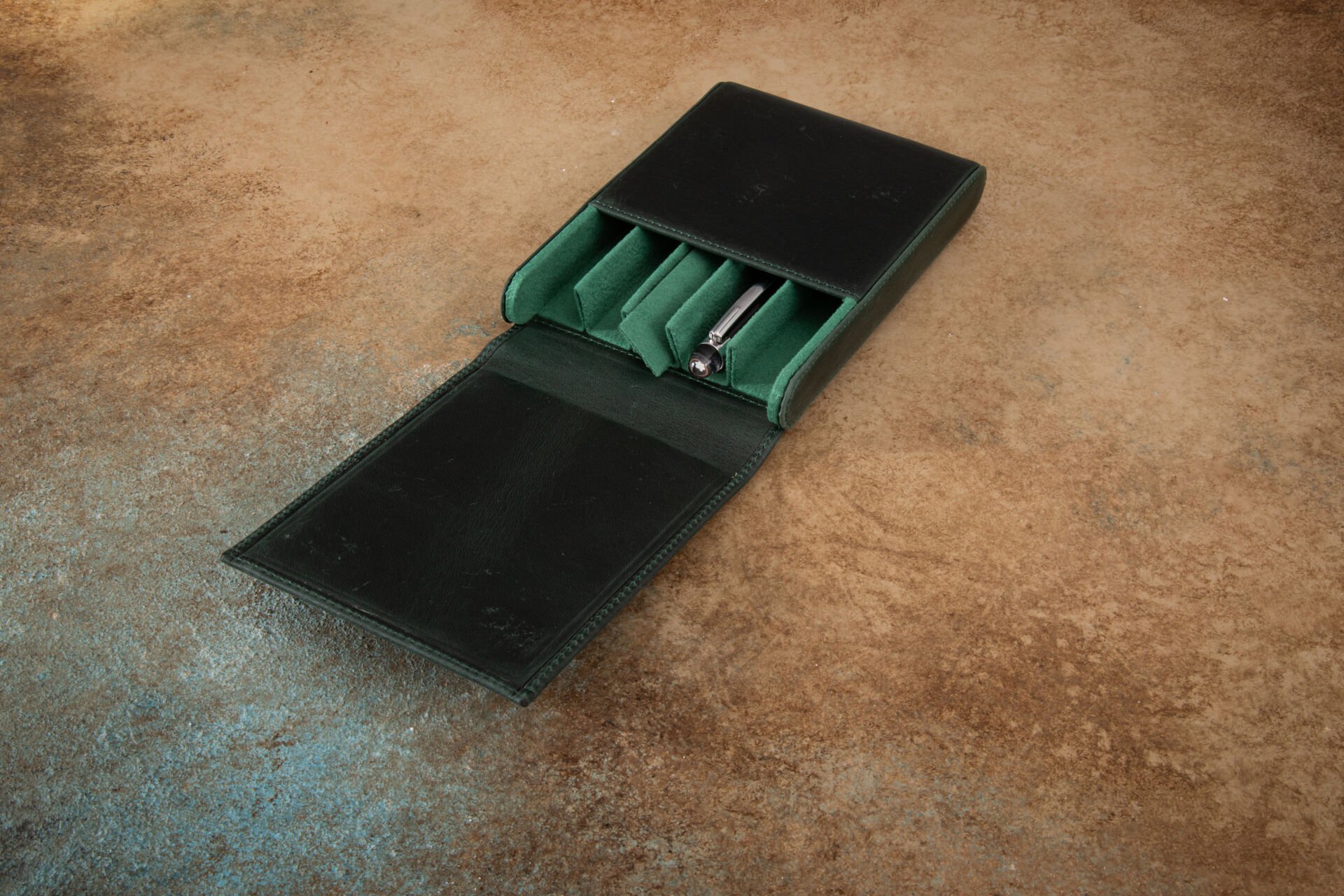 KRIC 5 Lİ DERİ KALEMLİK - DUBLIN YEŞİLİ