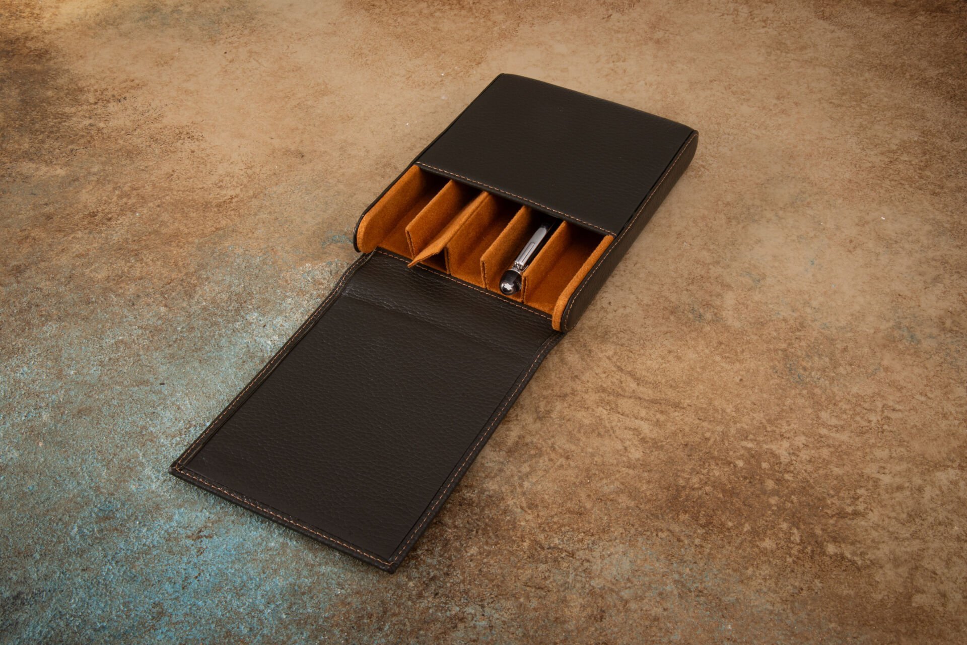 KRIC 5 Lİ DERİ KALEMLİK - FLOATHER YEŞİL